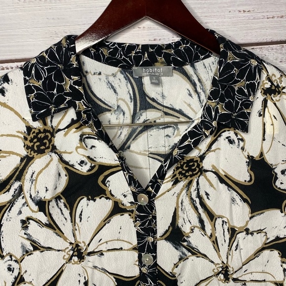 Habitat floral button down. Size S - Picture 10 of 11